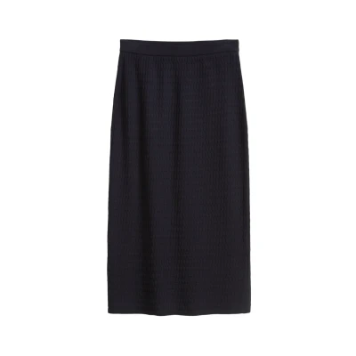 Abbildung von Marc O&#039;Polo Denim Regular Bleistiftrock, Damen, Größe: XXL, Blue depths