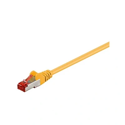 Abbildung von Goobay 95523 CAT 6 Patchkabel, S/FTP (PiMF), Gelb, CCA Kupfergemisch