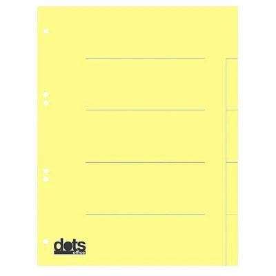 Abbildung von dots Ordnerregister Vollformat blanko DIN A4