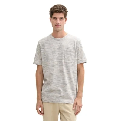 Abbildung von TOM Tailor Tshirt MIT Brusttasche basic, Herren, Größe: XL, Light sand multi inject