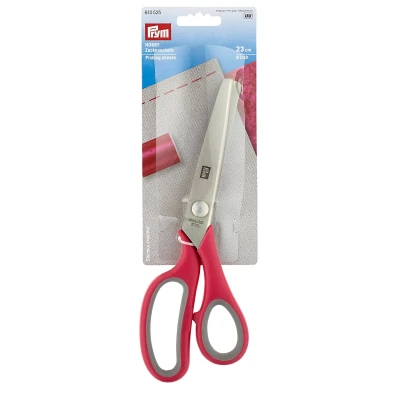 Abbildung von Prym Zackenschere Kunststoffgriff Standard 23 cm 610525, Rot
