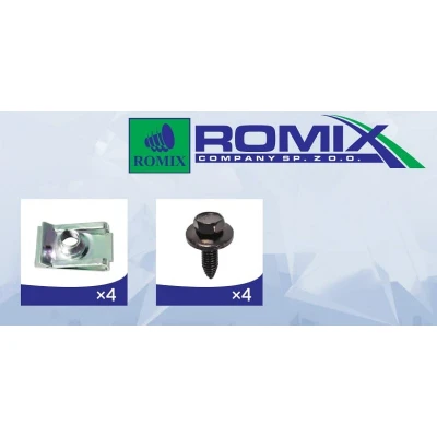 Abbildung von ROMIX 90244 Befestigungselement, Motorabdeckung RENAULT: CLIO 2