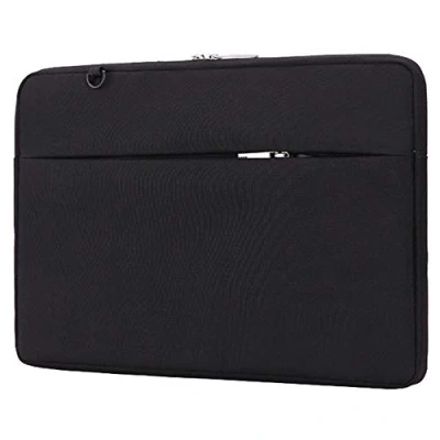 Abbildung von HotYou 15 Zoll Laptop Hülle Tasche wasserdichte Laptophülle Laptoptasche Notebooktasche mit Kleine Tragetasche,Schwarz,15