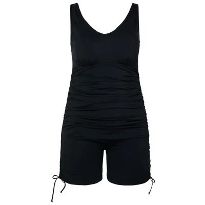 Abbildung von Zizzi WITH LEG Badeanzug, Damen, Größe: 44, Black