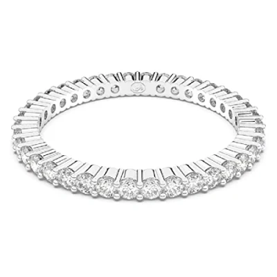 Abbildung von Swarovski Fingerring Vitorre, Rundschliff, 5655703, 5656293, 5656300, 5656297, mit Swarovski® Kristall