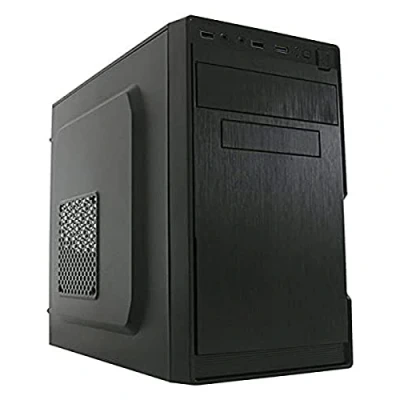 Abbildung von LC Power 2014MB Midi Tower PC Gehäuse ATX Schwarz , PC, Metall, Micro ATX, Mini ITX, Schwarz, 13,5 cm