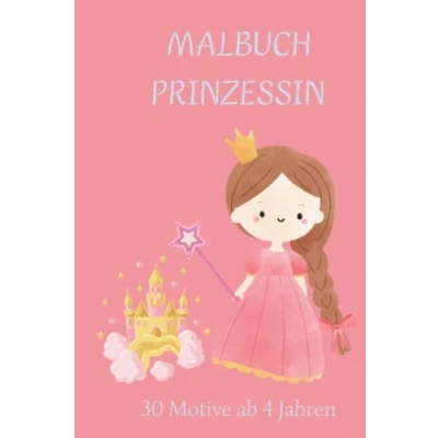 Abbildung von Prinzessinnen Malbuch: für Kinder ab 4 Jahren (Ausmalbücher)