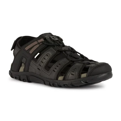 Abbildung von Geox U S Strada 40 Trekkingsandale, Herren, Größe: 41, Black Schuhe