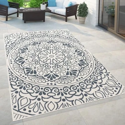 Abbildung von Paco Home Läufer &quot;Coco 205&quot;, rechteckig, 4 mm Höhe, Teppich Läufer, Flachgewebe, Paisley Muster, In und Outdoor geeignet