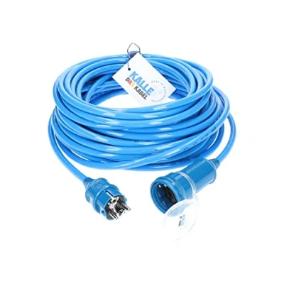 Abbildung von SCHUKO Polyurethanverlängerung 230V H07BQ F 3G 2,5 mm² von KALLE DAS KABEL 25 Meter
