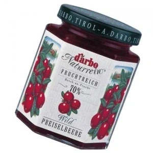 Abbildung von Darbo Naturrein Fruchtreich Konfitüre Wildpreiselbeer 6 x 200 g