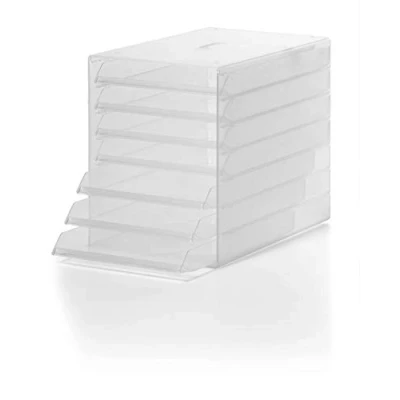 Abbildung von Durable Schubladenbox Idealbox, 7 Fächer, transparent, 1712000400