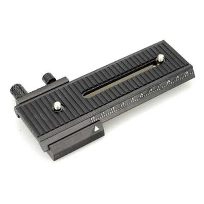 Abbildung von DSLRKIT Makro 2 Wege Einstellschlitten perfekte Nahfotografie für D SLR (Makroschlitten, Kameraschlitten, Fotoschlitten, Makroschiene) Verstellweg 10cm