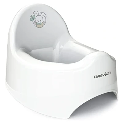 Abbildung von BABYLON kinder töpfchen Nautilus, Anatomisсh toiletten, Klo, Nachttopf für Kinder, baby toilette, Jungen/Mädchen Kindertöpfchen ab 1 Jahr, Weiss
