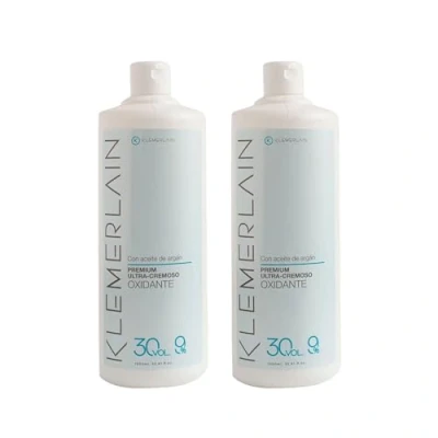 Abbildung von K KLEMERLAIN Sauerstoffhaltige Haarcreme, ultra cremiger Haaroxidant, permanente Haarfärbung, vegan, 2 Stück à 1 l (20 Vol, 6%)