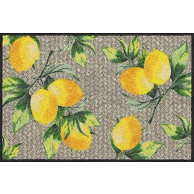 Abbildung von Salonloewe Fußmatte &quot;Lemons Pure&quot; beige/gelb Größe 50x75 cm