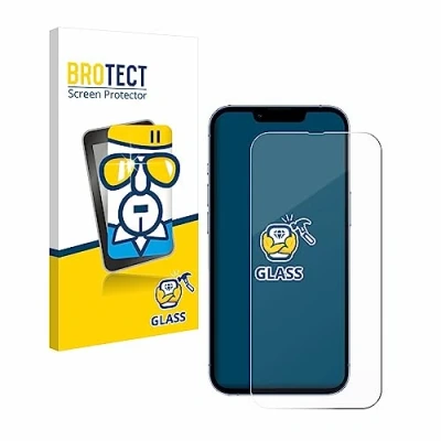 Abbildung von BROTECT Panzer Schutz Glas für Apple iPhone 13 Pro 9H Echtglas, Displayschutz