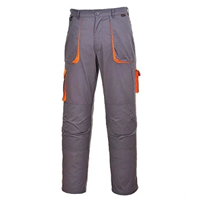 Abbildung von Portwest Texo Kontrast Hose, Größe: XXL, Farbe: Grau, TX11GRRXXL