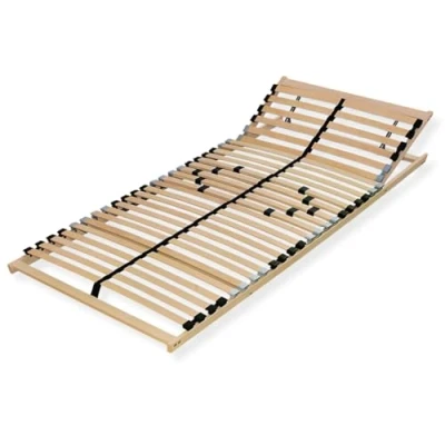 Abbildung von Sleepneo Lattenrost 140x200, Kopfteil verstellbar, Ergonomischer 7 Zonen Lattenrost, Buchenholz, 28 Latten, Selbstmontage, hohe Traglast bis 150Kg