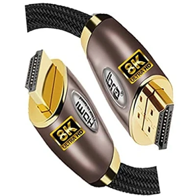 Abbildung von 2.1 HDMI Kabel 8K Ultra High Speed 48Gbps Blei Unterstützt 8K@60HZ,4K@120HZ,4320p,kompatibel mit Fire TV,3D Unterstützung,Ethernet Funktion, UHD,3D Xbox Playstation PS3 PS4 usw. 2M IBRA RED