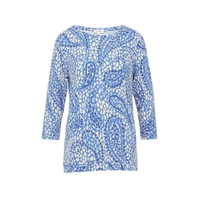 Abbildung von Shirt aus Viskosestretch in O Shape Royalblau 38