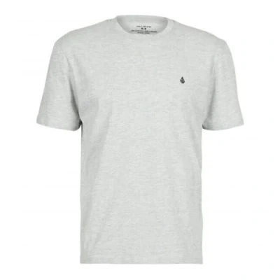 Abbildung von Volcom Stone Blanks Tshirt basic, Herren, Größe: Medium, Heather grey