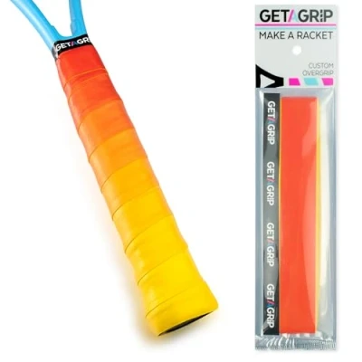 Abbildung von GET A GRIP Personalisiertes Tennisschläger Übergriffband Rutschfestes Tennis Overgrip, Griffband für Padel, Badminton, Squashschläger Anti Schweiß (Game, Sunset, Match, 1 Griff)