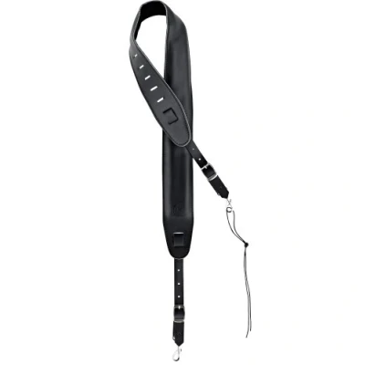 Abbildung von Ortega OBJSDLX BK Deluxe Banjogurt Glatt und Wildleder mit eingearbeiteter Polsterung (Länge 130 cm (51 Zoll), Breite 6 (2,3 Zoll)) schwarz