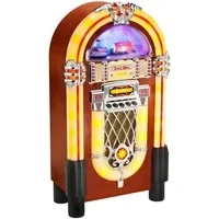Abbildung von Karcher JB 6604 Retro Radio (Jukebox mit CD Player, Radio, MP3 Wiedergabe über USB / SD Karte)