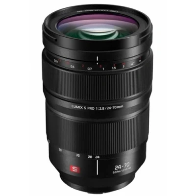 Abbildung von Panasonic Lumix S Pro 24 70 mm F2.8 L Mount Wechselobjektiv für Series Full Frame Digitalkameras E2470 (USA)