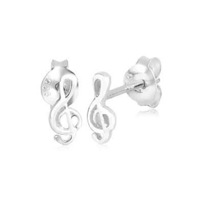 Abbildung von Elli Music Ohrringe, Damen, Größe: One Size, Silberfarben