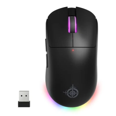 Abbildung von ATTACK SHARK X Magic Refiner Gaming Maus, Schwarz