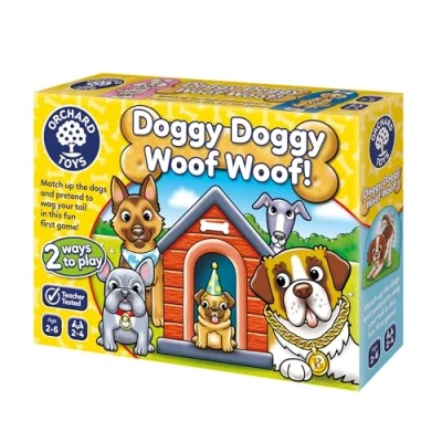 Abbildung von ORCHARD TOYS Doggy Woof Woof!, pädagogisches und lustiges Matching Gedächtnisspiel, ideal für Kinder im Alter von 26 Jahren
