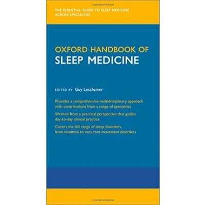 Abbildung von Oxford Handbook of Sleep Medicine: The Essential Guide to Medicine Across Specialties (Oxford Medical Handbooks)