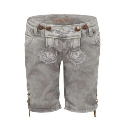 Abbildung von Hangowear Lederhose Trachtenjeans Kinder COLOR KIDS hellgrau