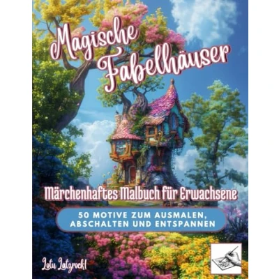 Abbildung von Magische Fabelhäuser Märchenhaftes Malbuch für Erwachsene: 50 Motive zum Ausmalen, Abschalten und Entspannen