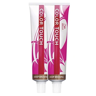 Abbildung von 3er Wella Professionals Color Touch 7/03 Mittelblond Natur Gold 60 ml