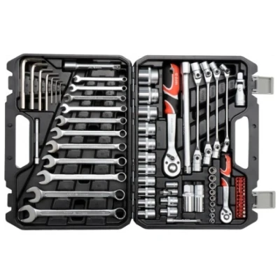Abbildung von YATO YT 38781 Werkzeugset 77 12,5 (1/2&quot;), 6,3 (1/4&quot;)