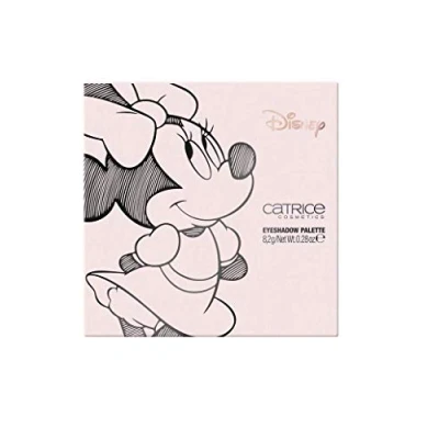 Abbildung von Catrice Minnie &amp; Daisy Eyeshadow Palette, Nr. C01 Minnie&#039;s Signature, mehrfarbig, 9 Farben, farbintensiv, matt, schimmernd (8,2g)
