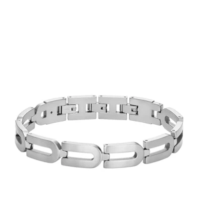 Abbildung von Fossil Heritage Bracelet Armband silvercoloured, Herren, Größe: One Size, Silver coloured