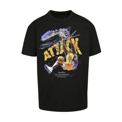 Abbildung von Upscale by Mister Tee Attack Player Tshirt print, Herren, Größe: Large, Black