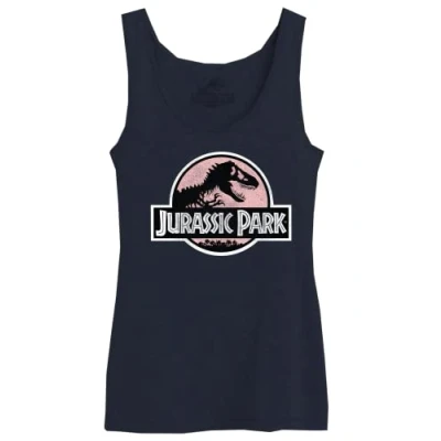 Abbildung von Jurassic Park Damen Wojupamtk011 Tanktop, Marineblau, XS