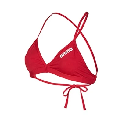 Abbildung von Arena Damen Bikini Top Team Tie Back Rot