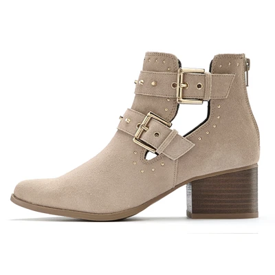 Abbildung von LASCANA Cowboy Stiefelette, Boots, Western Stiefel, Ankleboots aus Leder