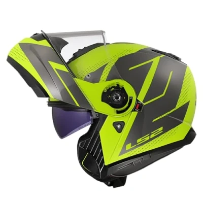 Abbildung von LS2, Modularer Motorradhelm STROBE II CODE Gloss H V Yellow Grey, XXL