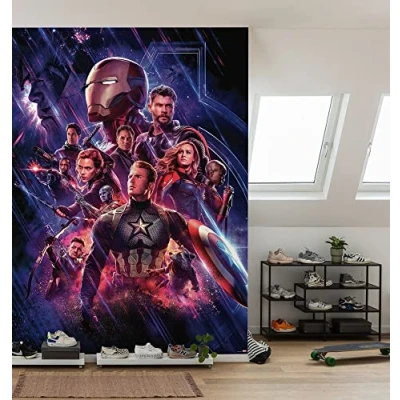 Abbildung von Komar Fototapete &quot;Avengers Endgame Movie Poster&quot;, 184x254 cm (Breite x Höhe), inklusive Kleister
