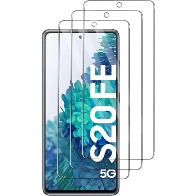 Abbildung von Panzer Schutz Glas für Samsung Galaxy S20 FE Panzerglas, HD Displayschutzfolie, 9H Härte Schutzglas Schutzfolie, Frei von Kratzern, Ultra klar Panzerfolie 3 Stück