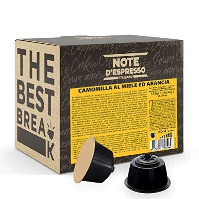 Abbildung von Note D&#039;Espresso Kamille, Honig und Orange Kapselmaschinen ausschließlich kompatibel mit NESCAFE DOLCE GUSTO 48 caps