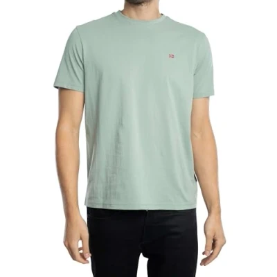 Abbildung von Napapijri Salis Tshirt basic, Herren, Größe: Small, Green mil
