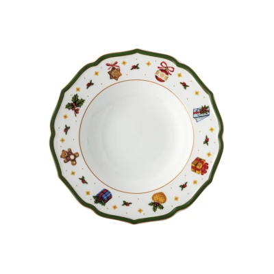 Abbildung von Hutschenreuther Happy Wintertime Green Teller tief 23cm
